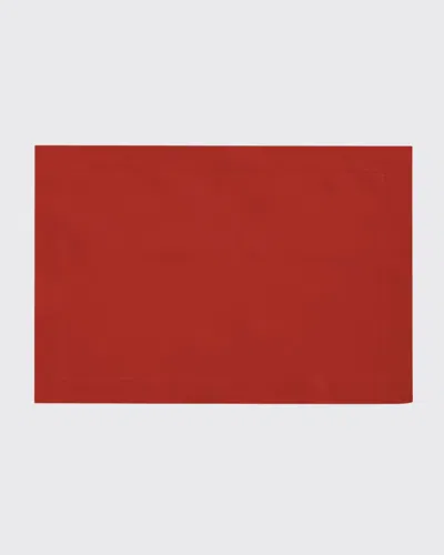 Sferra Festival Placemats, Set Of 4 In Cinnabar