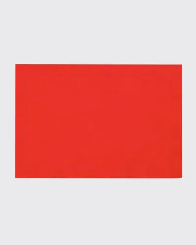 Sferra Festival Placemats, Set Of 4 In Red