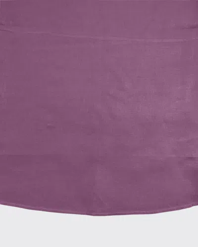 Sferra Festival Round Tablecloth, 90"dia In Lilac