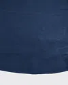 Sferra Festival Round Tablecloth, 90"dia In Navy