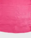 Sferra Festival Round Tablecloth, 90"dia In Raspberry