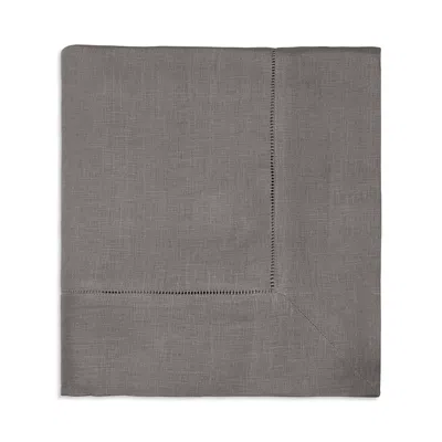 Sferra Festival Square Hemstitched Tablecloth, 66 X 66 In Grey