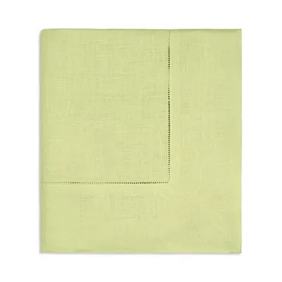 Sferra Festival Square Hemstitched Tablecloth, 66 X 66 In Kiwi