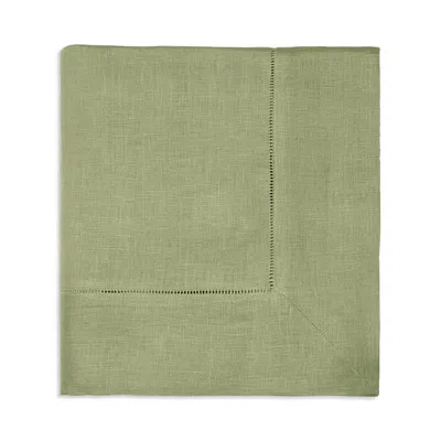 Sferra Festival Square Hemstitched Tablecloth, 66 X 66 In Sage