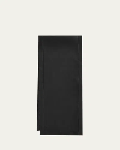 Sferra Festival Table Runner, 15" X 108" In Black