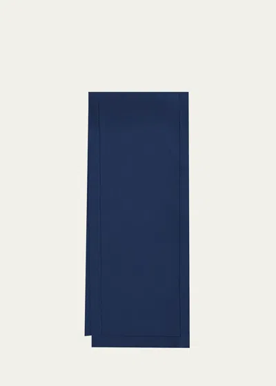 Sferra Festival Table Runner, 15" X 108" In Navy