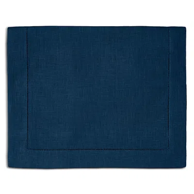 Sferra Festival Linen Table Runner In Navy