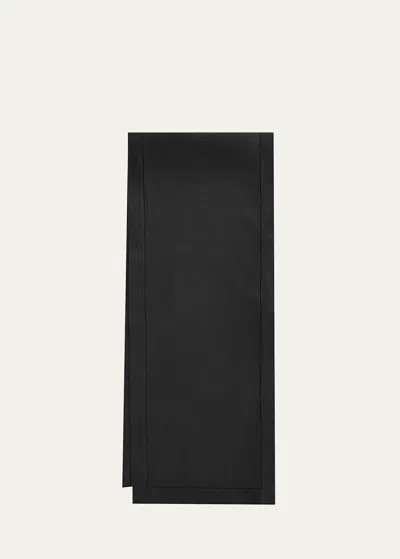 Sferra Festival Table Runner, 15" X 90" In Black