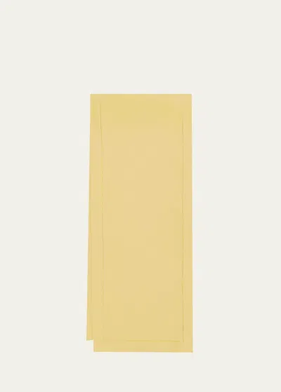 Sferra Festival Table Runner, 15" X 90" In Butter
