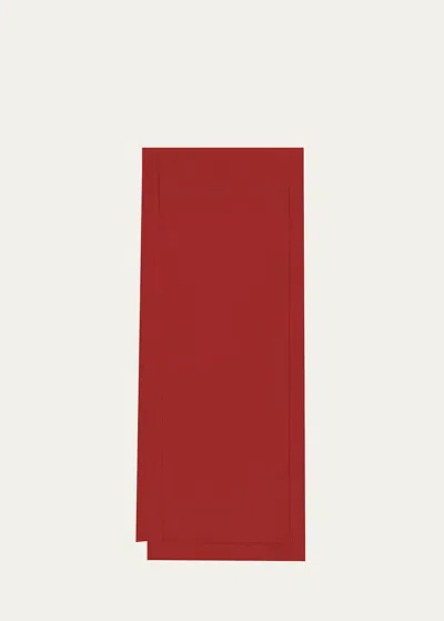 Sferra Festival Table Runner, 15" X 90" In Cinnabar