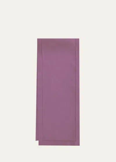 Sferra Festival Table Runner, 15" X 90" In Lilac