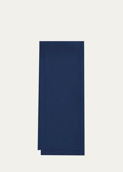 Sferra Festival Table Runner, 15" X 90" In Navy