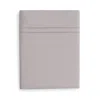 Sferra Finna Flat Sheet, Full/queen In Gray