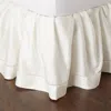 Sferra Fiona Bedskirt, Twin In Ivory