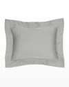 Sferra Fiona Boudoir Sham, 12" X 16" In Gray