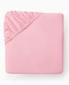 Sferra Fiona Cotton Fitted Sheet, California King In Pink