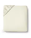Sferra Fiona Cotton Fitted Sheet, Full In White