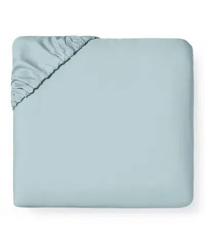 Sferra Fiona Cotton Fitted Sheet, Twin In Blue