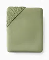Sferra Fiona Cotton Fitted Sheet, Twin In Green