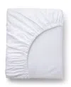 Sferra Fiona Cotton Fitted Sheet, Twin In White