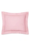 Sferra Fiona Cotton Sateen Continental Sham In Carnation