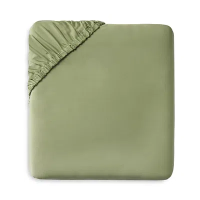 Sferra Fiona Fitted Sheet, Full In Green
