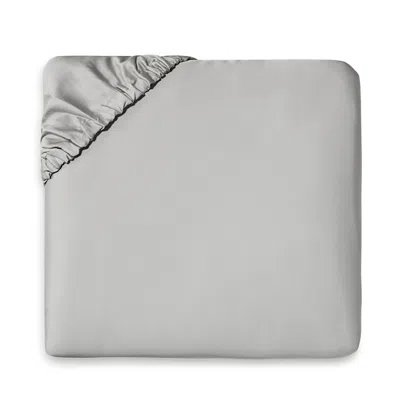 Sferra Fiona Fitted Sheet, Full In Gray