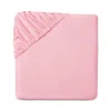 Sferra Fiona Cotton Sateen Fitted Sheet In Carnation