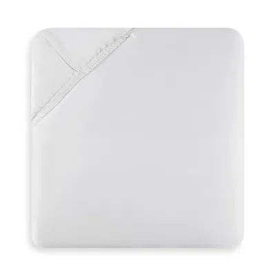 Sferra Fiona Fitted Sheet, Queen In White
