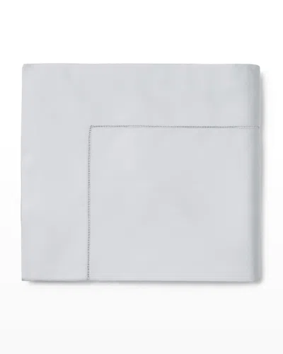 Sferra Fiona Full/queen Flat Sheet In Lunar