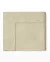 Sferra Fiona Full/queen Flat Sheet In Oat