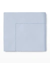 Sferra Fiona Flat Sheet, Full/queen In Powder