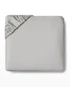 Sferra Fiona California King Fitted Sheet In Grey