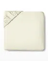 Sferra Fiona King Fitted Sheet In Ivory