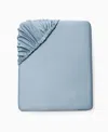 Sferra Fiona Sateen Cotton Fitted Sheet, King In Blue
