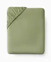 Sferra Fiona Sateen Cotton Fitted Sheet, King In Green
