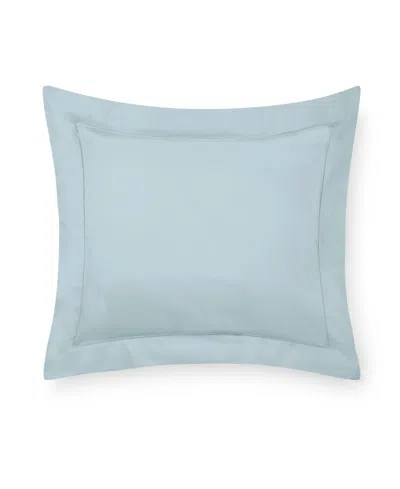 Sferra Fiona Sateen Cotton Sham, Standard In Blue