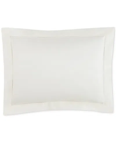Sferra Fiona Sateen Cotton Sham, Standard In White