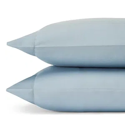 Sferra Fiona Standard Pillowcase, Pair In Dusty Blue