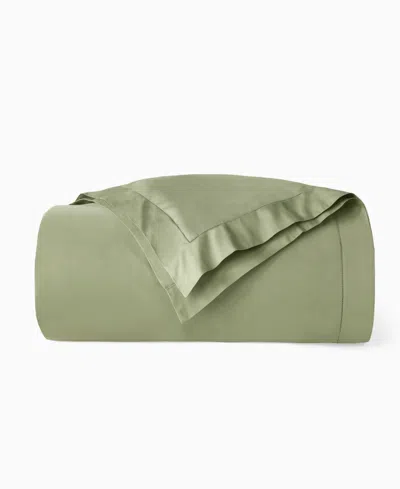 Sferra Fiona Woven Cotton Duvet Cover, Twin In Green