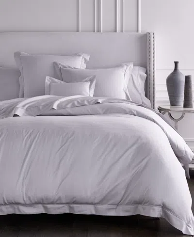 Sferra Fiona Woven Cotton Duvet Cover, Twin In Lunar