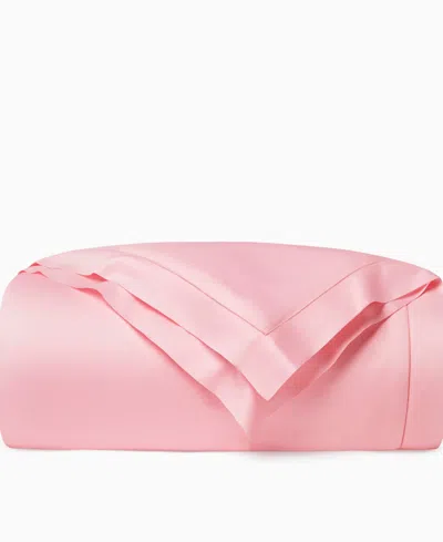 Sferra Fiona Woven Cotton Duvet Cover, Twin In Pink