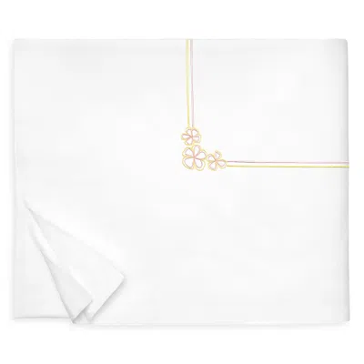 Sferra Fiorina Duvet Cover, Twin In White