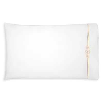 Sferra Fiorina Pillow Case, Standard In White