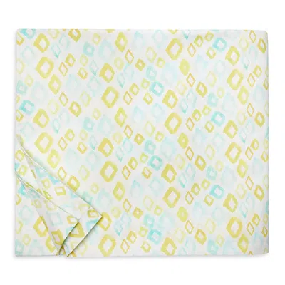 Sferra Geometrico Duvet Cover, Full/queen In Aqua