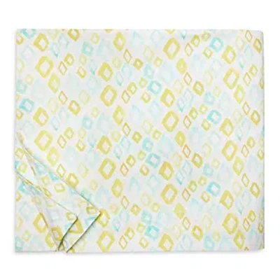 Sferra Geometrico Duvet Cover, Twin In Aqua