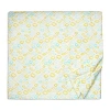 Sferra Geometrico Quilt, Full/queen In Aqua