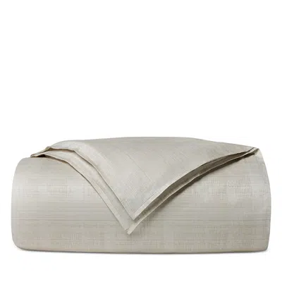 Sferra Gianna Textured Sateen Jacquard Duvet Cover, Full/queen In Beige