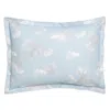 Sferra Ginkgo Boudoir Sham - Exclusive In Aqua