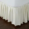 Sferra Giotto Bedskirt, California King In Ivory